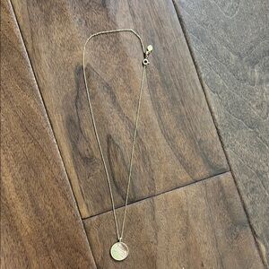 Gorjana Gold Coin Gemini Pendant Necklace